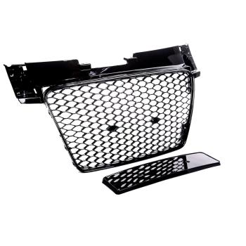 Kühlergrill Wabengrill Schwarz glanz passt für Audi TT 8J 06-16